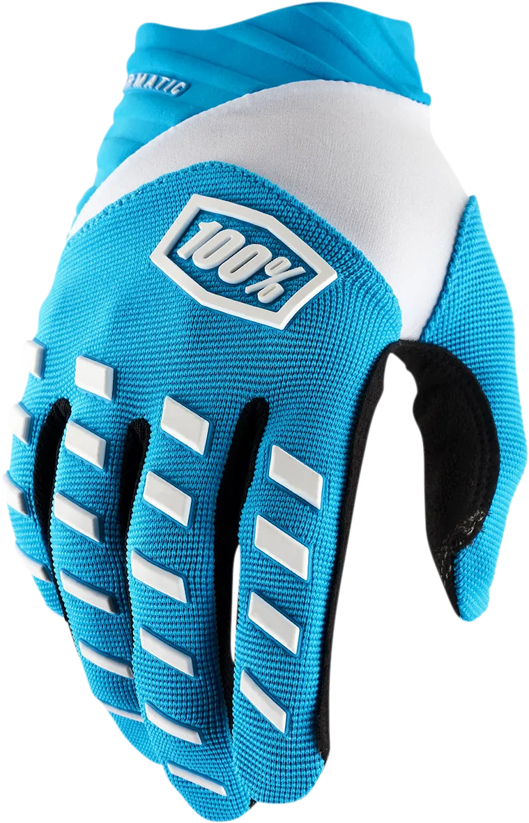 100% Airmatic Gloves - Blue - Small 10000-00005