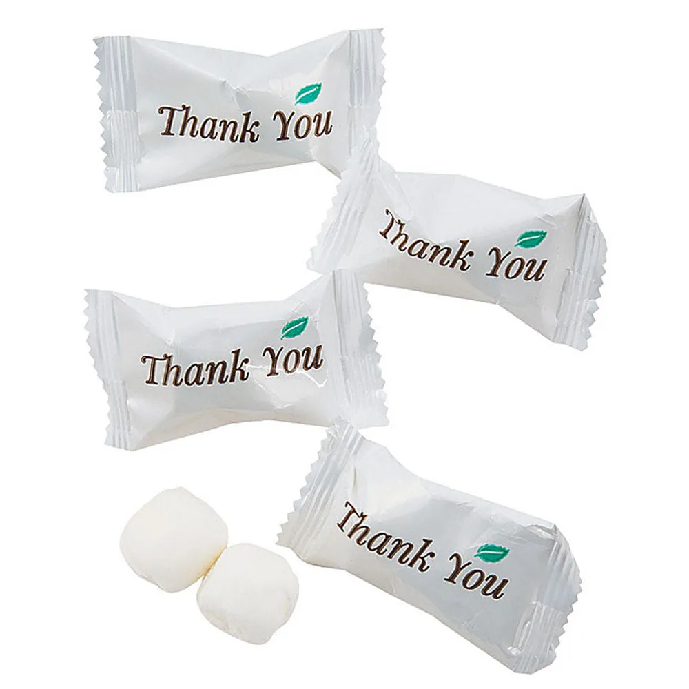 100 Ct Buttermints Individually Wrapped Thank You After Dinner Mints Hospitality