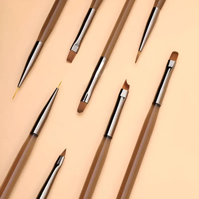 9PCS UV Gel Nail Art Brush Set