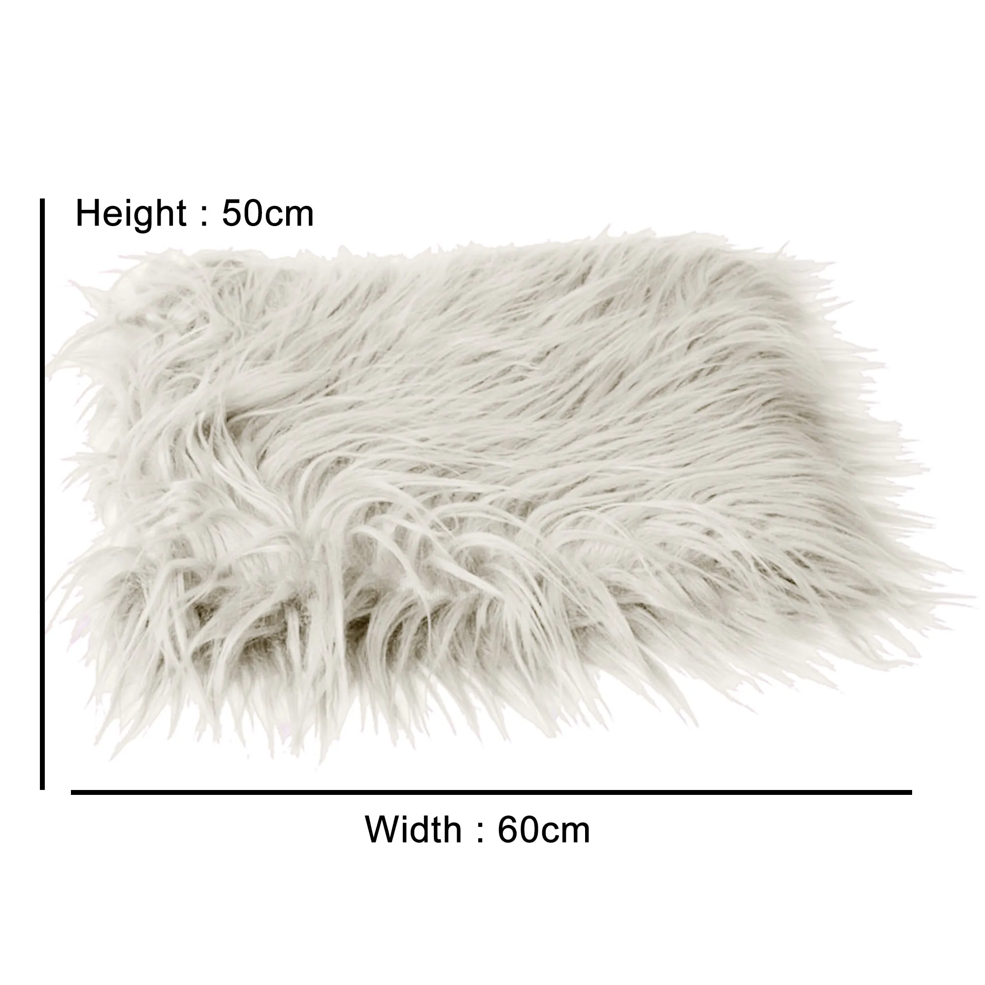 Babymoon Baby Kids Photoshoot Fur Blanket Props | Offwhite