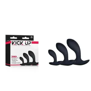 Kick Up Anal Trainer Set -  Butt Plugs - Set of 3 Sizes