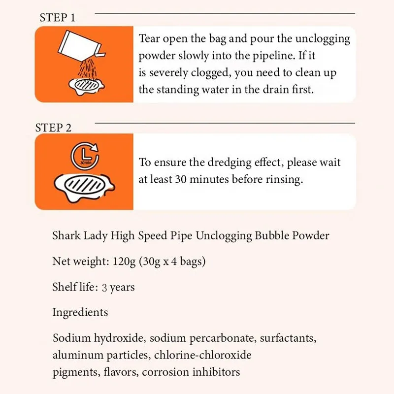 LIMITED SALE - Buy 2 Get 1 Free!!Multi-Use Powerful Anti-Clog Drain Cleaner Powder