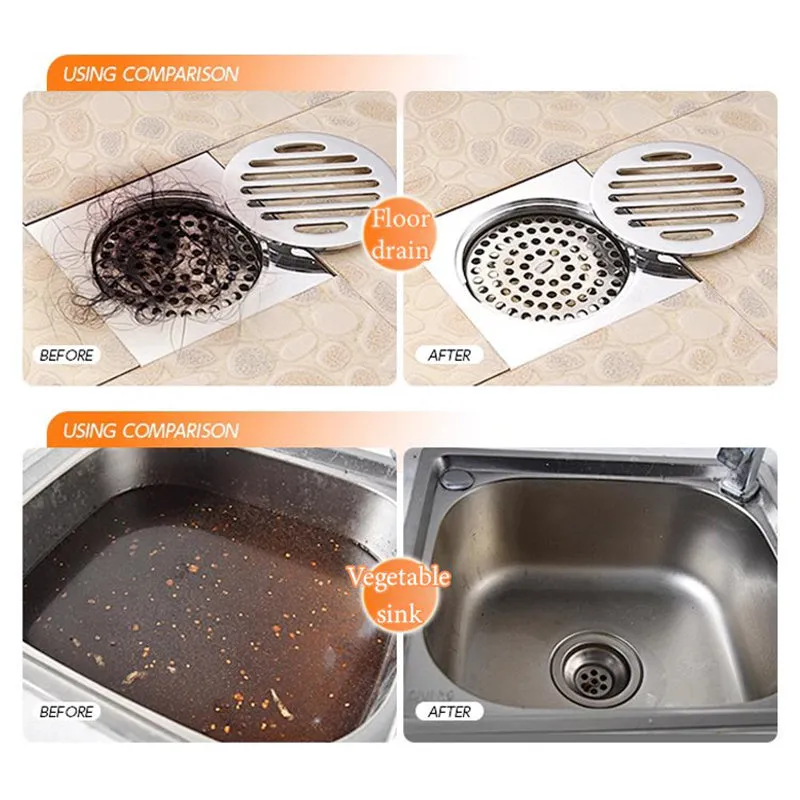 LIMITED SALE - Buy 2 Get 1 Free!!Multi-Use Powerful Anti-Clog Drain Cleaner Powder