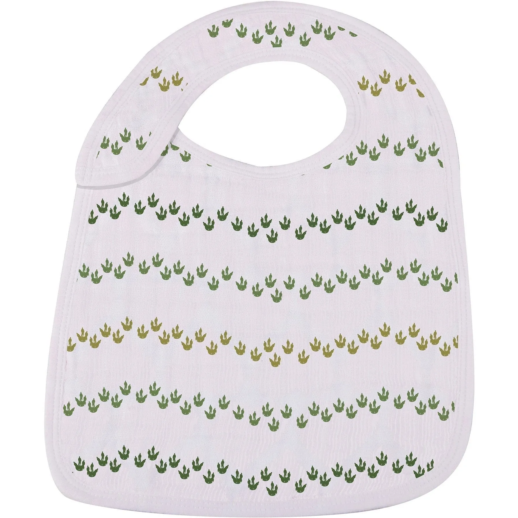 Newcastle Classics Dino Days Cotton Muslin Snap Bibs 3-Pack
