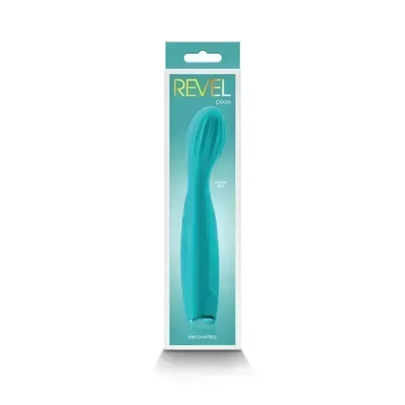 Revel Pixie - Teal - Teal 17.3 cm USB Rechargeable Vibrator