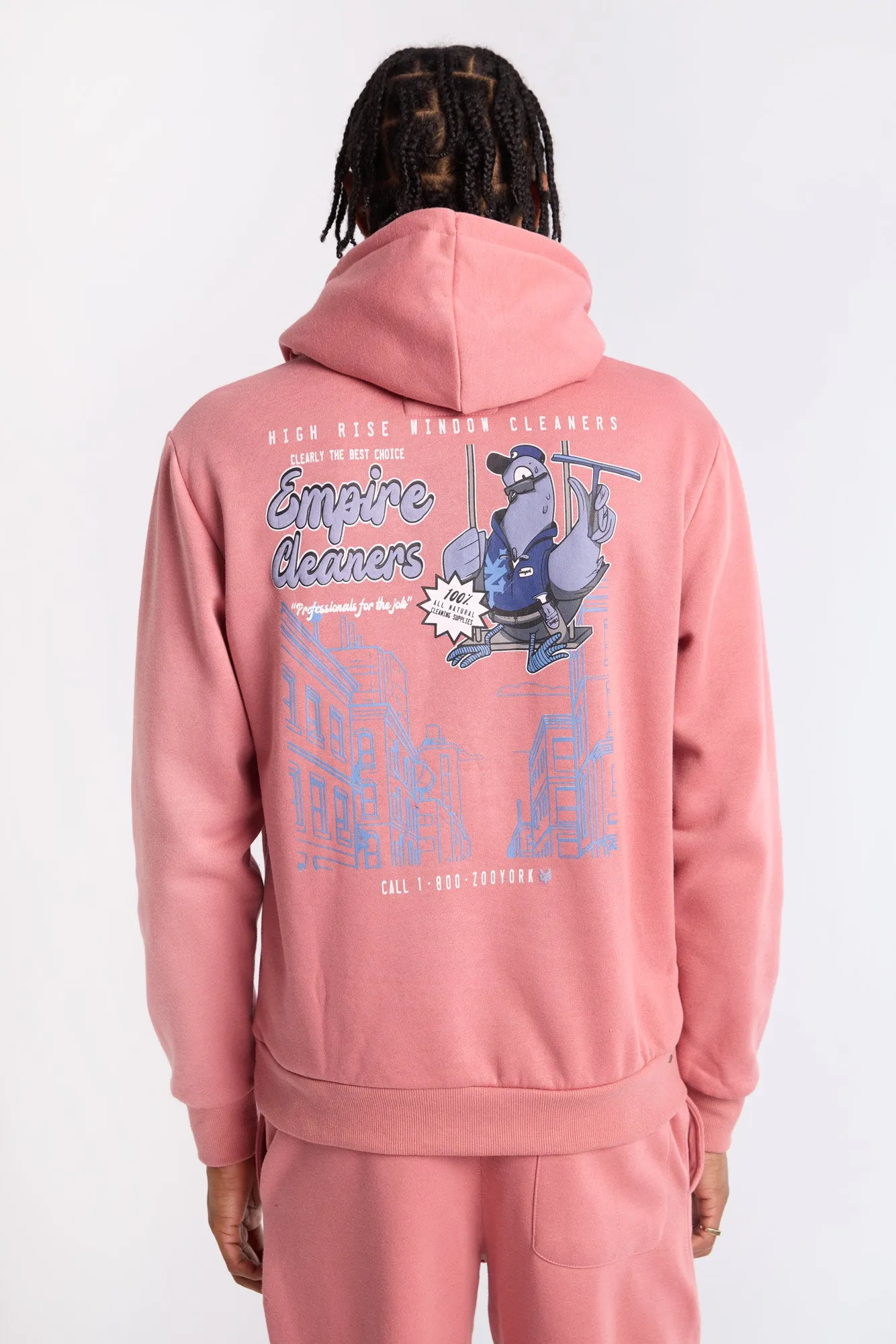 Zoo York Mens Empire Cleaners Hoodie