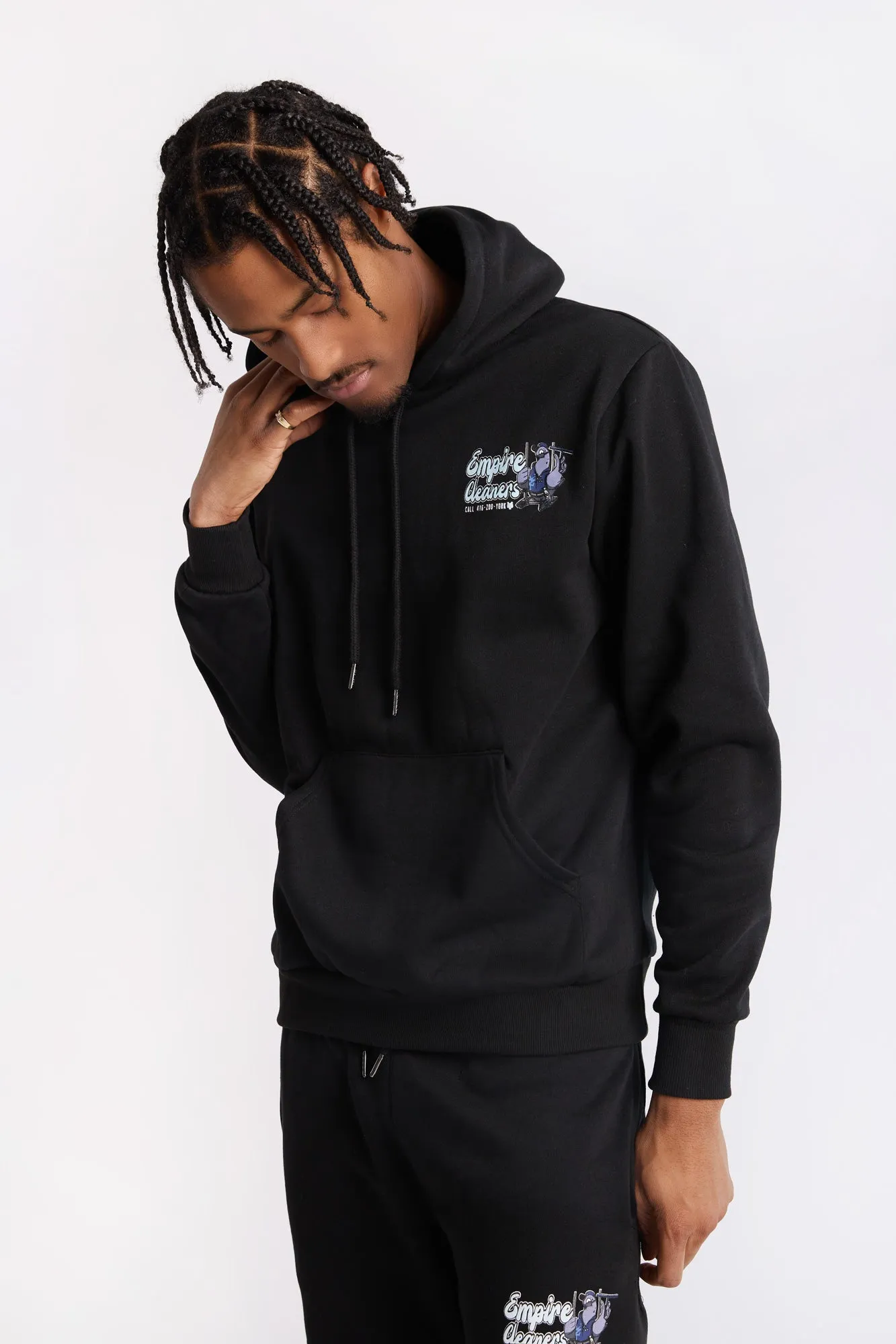 Zoo York Mens Empire Cleaners Hoodie